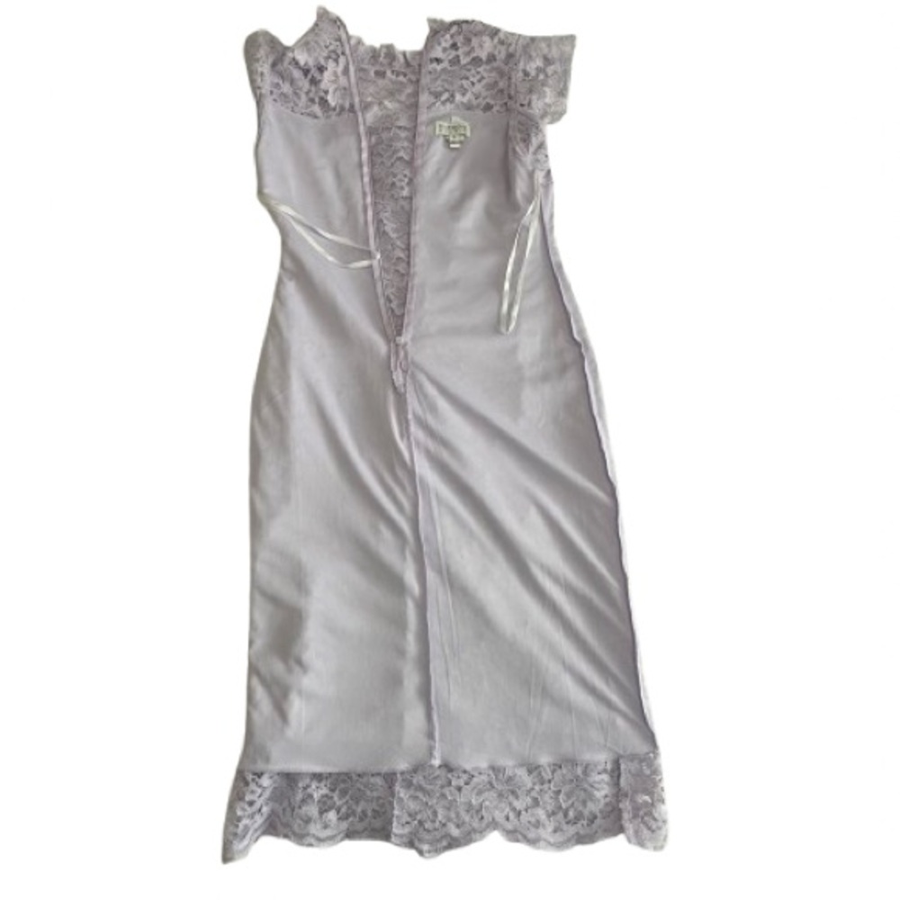 Enfocus Studio Women's 6 Purple/Lavender Sleeveless Sheath Midi Dress Mock Neck - Picture 4 of 13